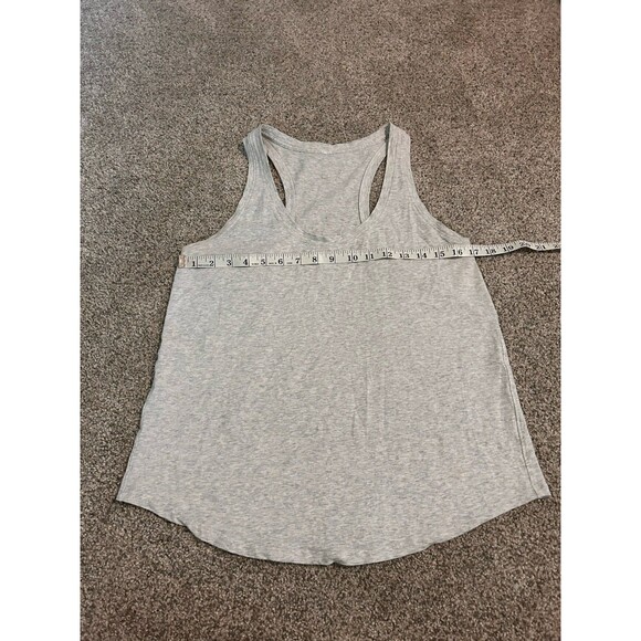 Women’s Lululemon Love Tank Top Heathered Core Ultra Light Grey Size 6/8 - Picture 4 of 5
